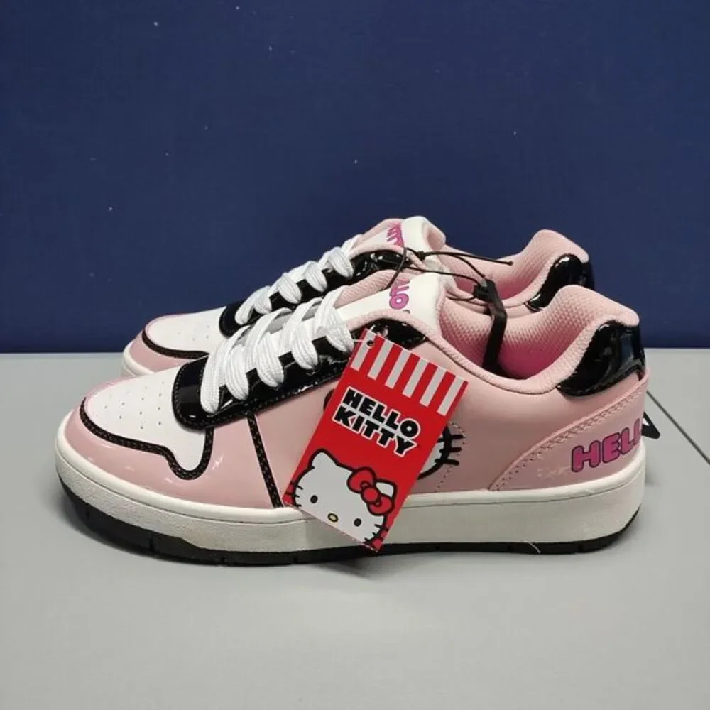 Hello Kitty Sneakers Shoes Womens Sz 7 Pink Comfort Manmade Lace Up WMHK24BB001 - Picture 15 of 15